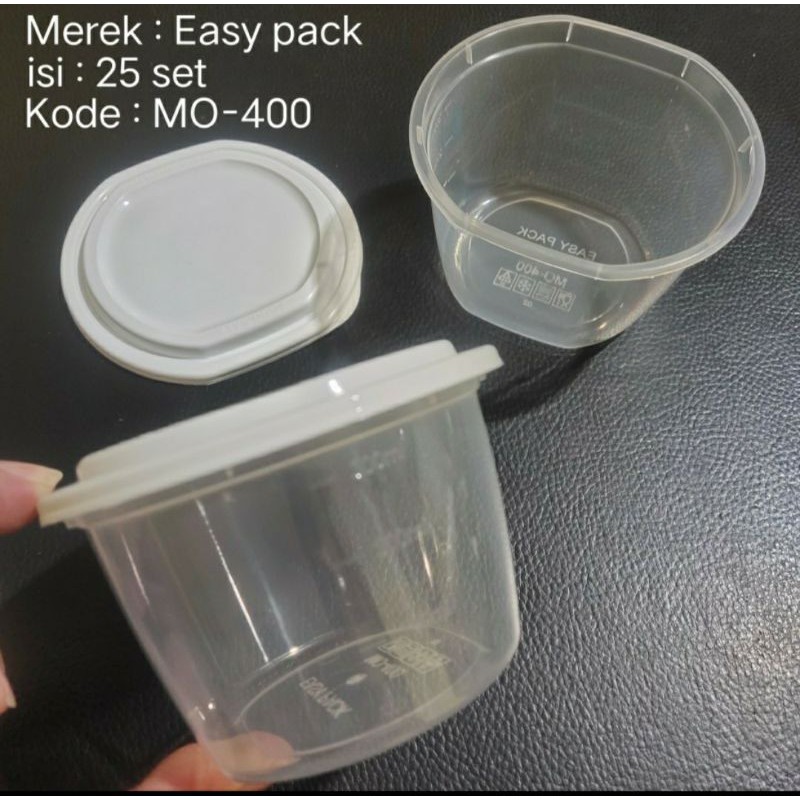 THINWALL EASY PACK MANGKOK OVAL MO-400 - MANGKUK MO-400 ISI 25 SET