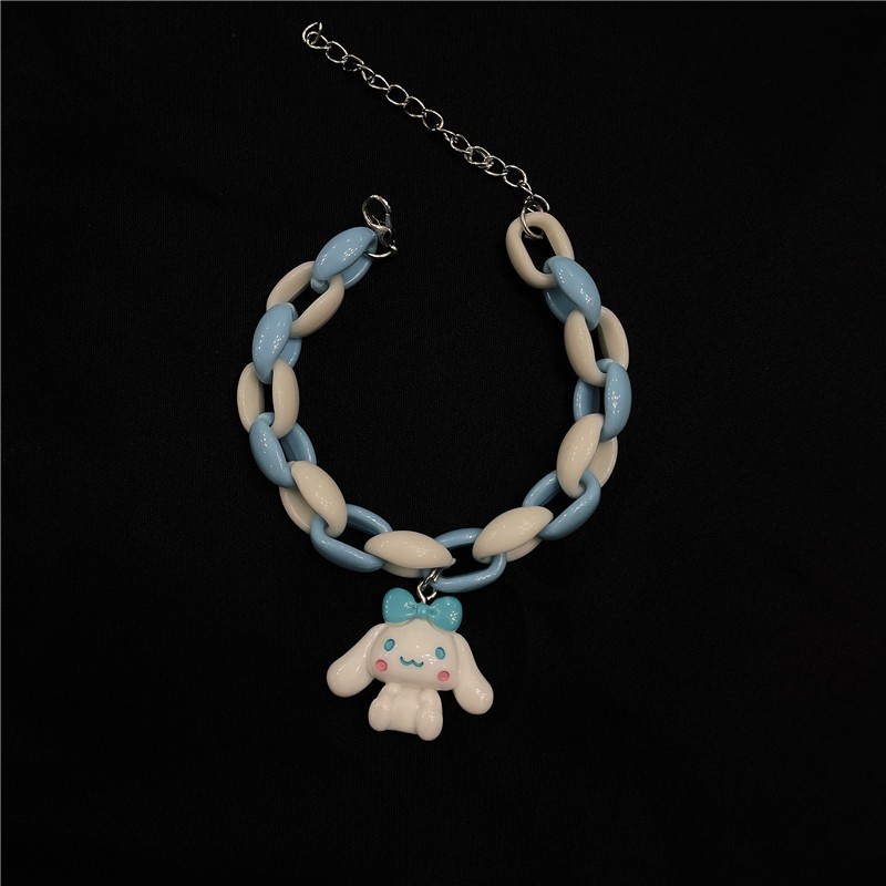 Gelang Pasangan Motif Kartun Anjing Gaya Korea Untuk Hadiah