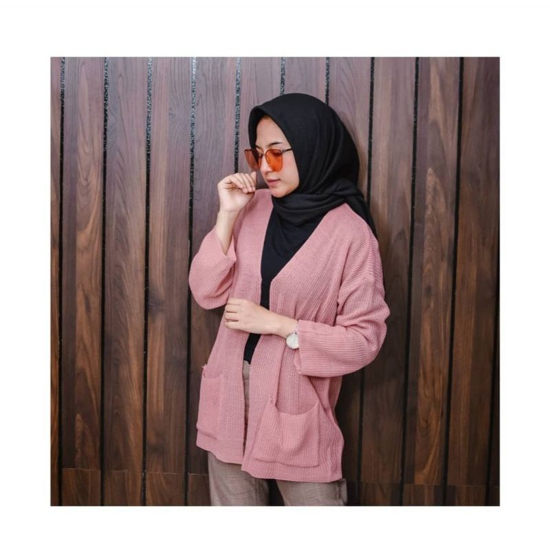 CARDIGAN SWEATER RAJUT LOOCY