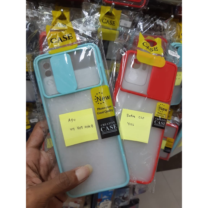 Slide Case doff hybrid my choice aero tutup kamera XIAOMI REDMI NOTE 2 / NOTE 10 PRO / 9T/ 9C / 10A 