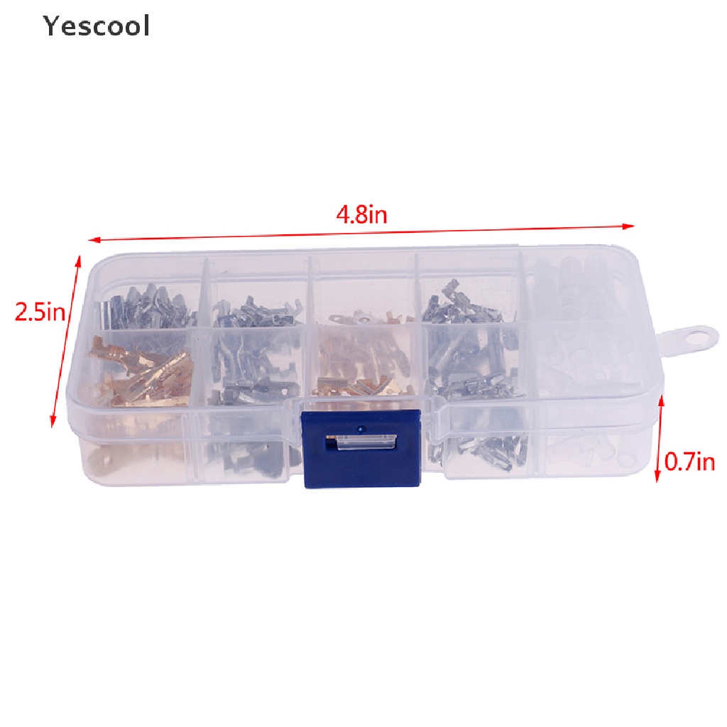 Yes 150pcs Skun Spade Male Female Untuk Sambungan Kabel Wiring Mobil