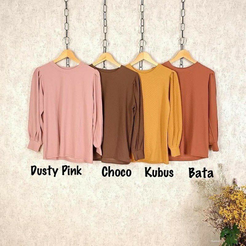 VS - YUMMA BLOUSE | ATASAN MUSLIM WANITA / BLOUSE BALON KATUN