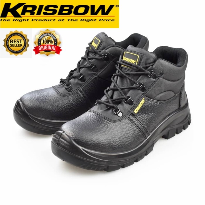 ORIGINAL KRISBOW Sepatu Pengaman / Sepatu Safety / MAXI 6 inc - 44