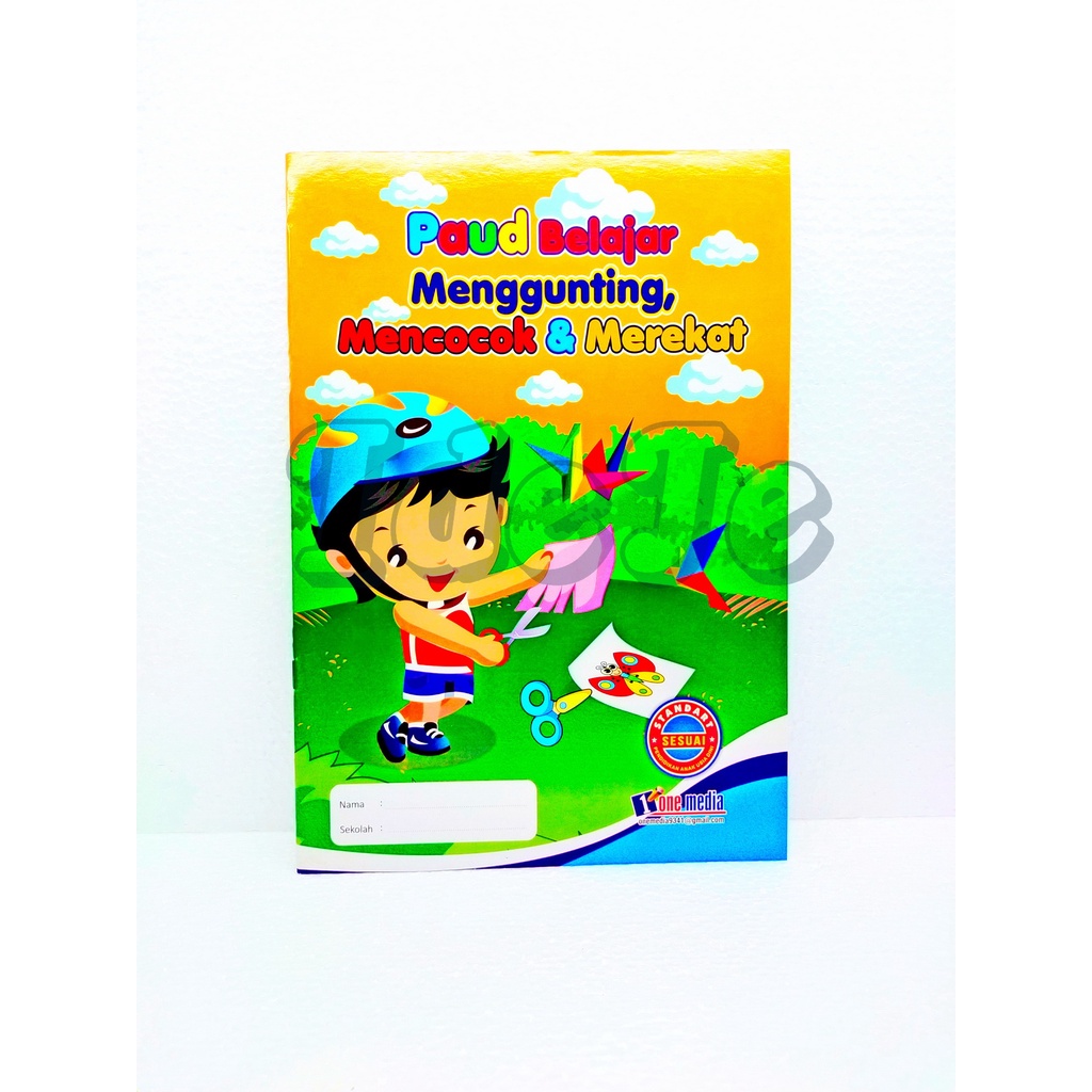 

BUKU ANAK BELAJAR MENGGUNTING, MENCOCOK & MEREKAT GAMBAR
