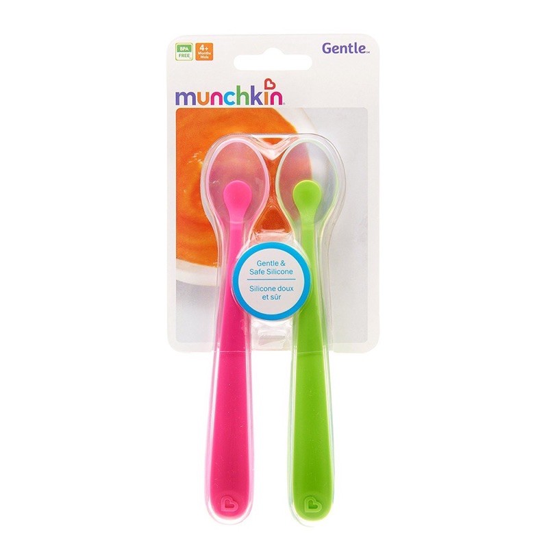 Munchkin Sendok Silikon / Silicone Spoons