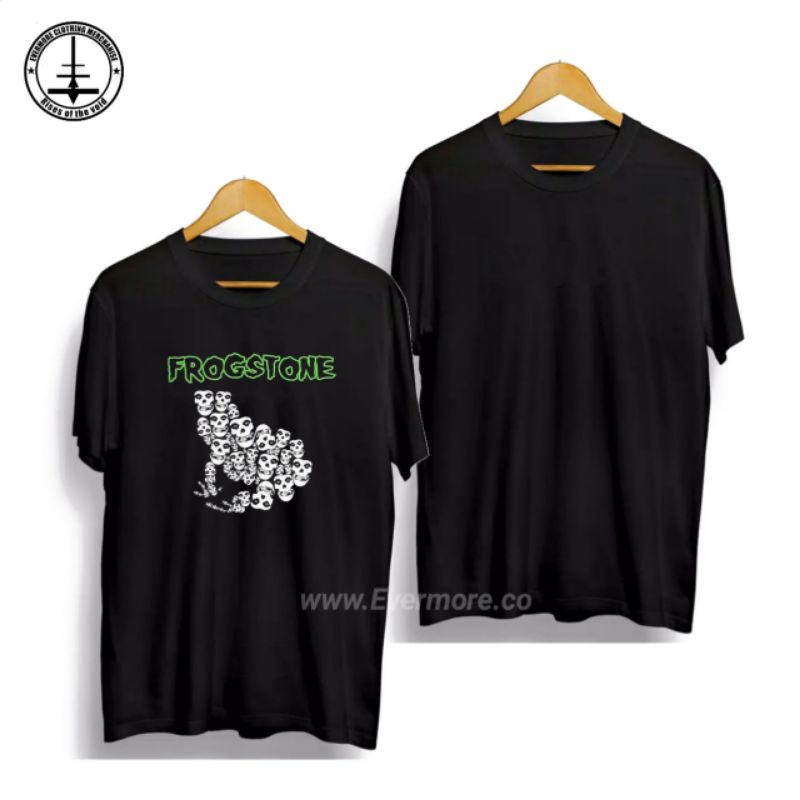 KAOS/T SHIRT FROGSTONE  PREMIUM QUALITY PRODUC UNISEX 100%COTTON REAKTIF BAJU DISTRO TERBARU