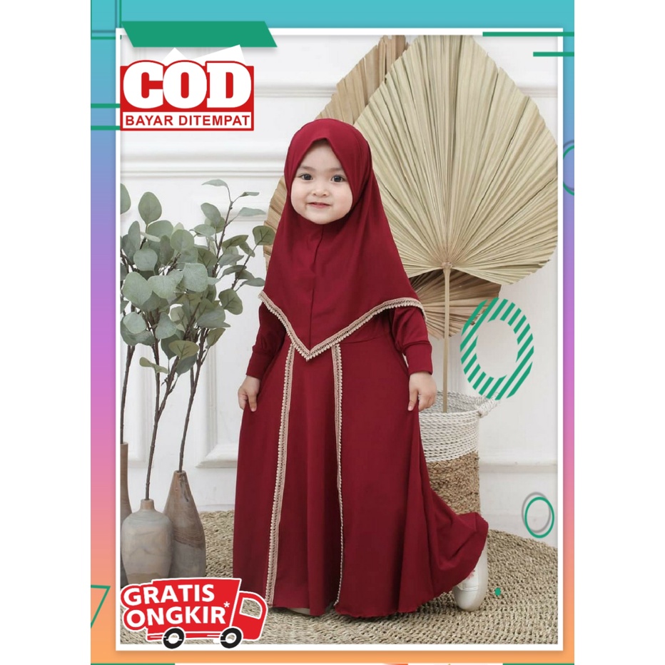 Gamis Anak Perempuan Gamis Anak Warna Putih Anak 1-10 Tahun Gamis Putih Manasik Haji Anak Baju Gamis muslim Anak Gamis Putih Anak  Perempuan Umur 11 12 Tahun Tanggung Remaja