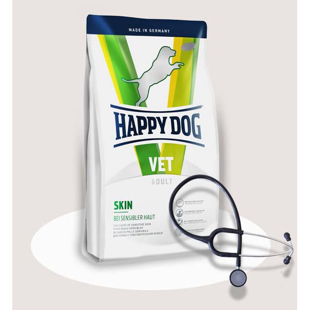 Happy Dog VET Diet - Kulit 1kg Makanan Anjing Masalah KULIT