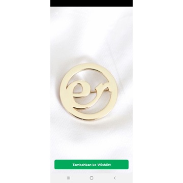 BROOCH EDERRA GOLD, CHARBONE, ROSEGOLD
