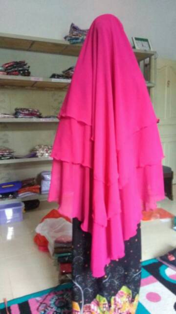 KHIMAR CERUTY 3 LAYER NON PET