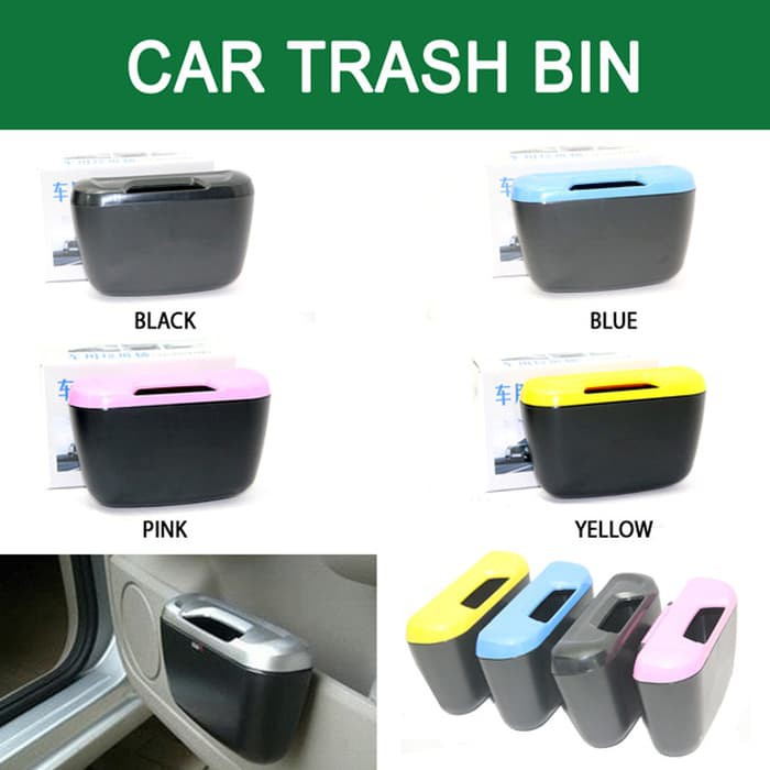 [300GR] LT - Tempat Sampah Mobil Samping Dashboard Car Trash Bin Interior Tissue