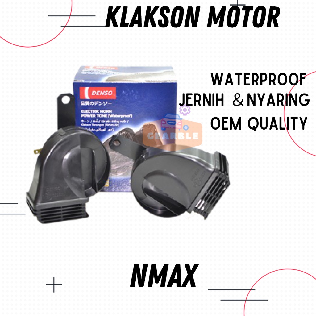Klakson Keong Motor Nmax Anti Air Waterproof Horn Denso Nmax