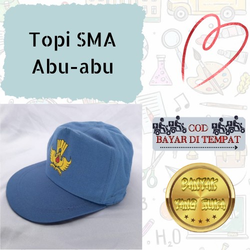 TOPI SMA TOPI SEKOLAH ABU ABU