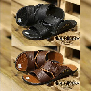 Jual Sandal Casual Pria Kulit Asli Carvil Kojo Murah Jepit Slide Flip