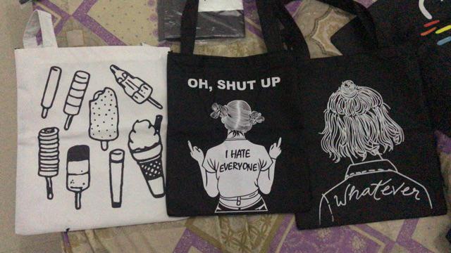 MZ TOTEBAG KPOP TOTE BAG KPOP EXO BIGBANG BTS  