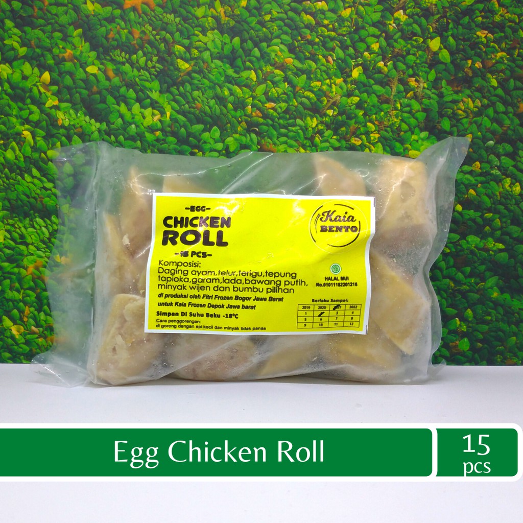 

Egg Chicken Roll Bento Frozen Homemade Isi 15