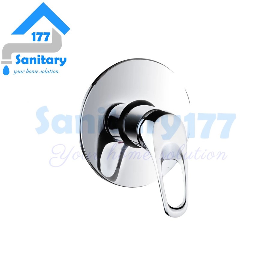 Stop Keran air Shower Mixer Panas Dingin Kuningan - Keran air Shower model Tanam Hot Cold 8591 Minimalis