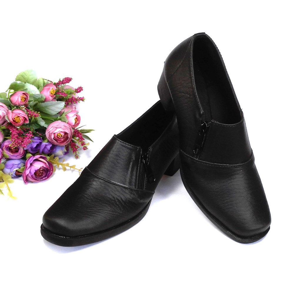 HQo Sepatu Pantofel Wanita Z023 | Sepatu Pantofel Wanita Hitam | Sepatu Kerja / Sepatu Polwan / Sepatu Polisi Wanita / Sepatu Boot Polisi Wanita / Sepatu Boot Polwan / Sepatu Pantopel Wanita / Sepatu Fantofel Wanita / Sepatu Fantopel Wanita / Sepatu Guru