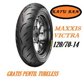 Ban Tubeless Maxxis VICTRA 120/70-14