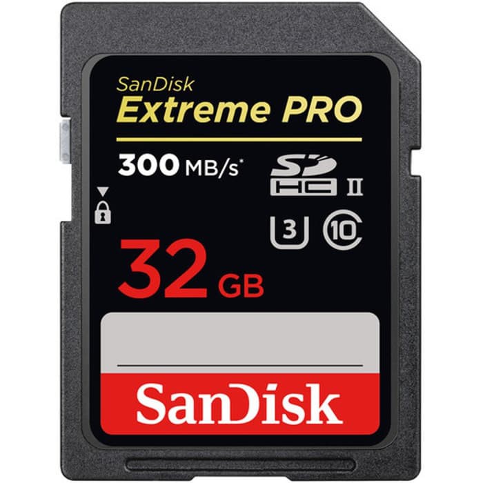 SanDisk Extreme Pro SDHC / SD Card UHS-II 32Gb 300MBps