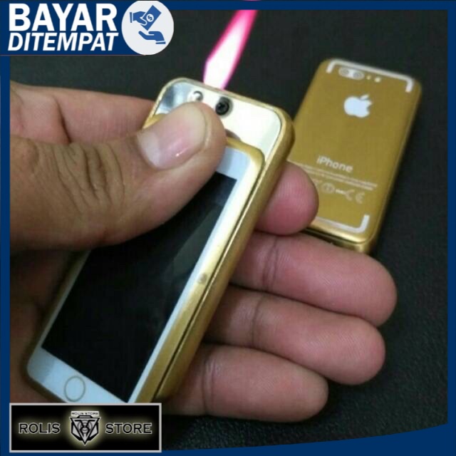 Korek Api Gas Isi Ulang Model Iphon Mini Korek Unik Korek Api Bara