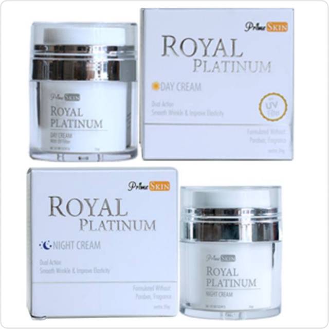 PRIMESKIN ROYAL PLATINUM HWI 100% ORIGINAL | cream siang malam non merkuri