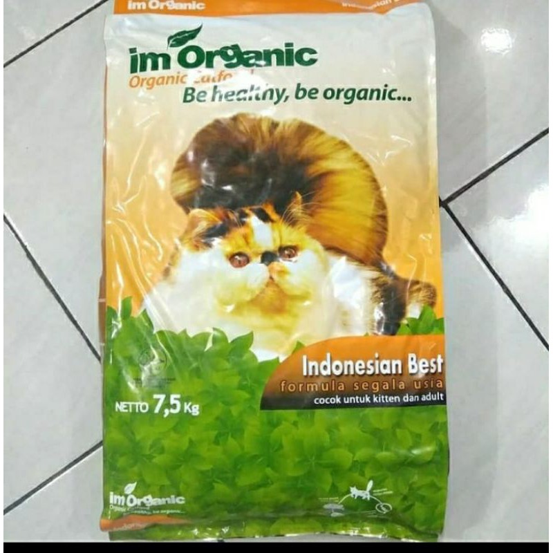 Im organic Best 7,5kg Makanan Kucing kitten adult (all stages)