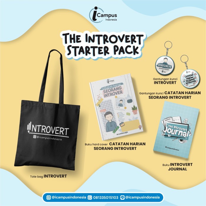 

[RESTOCK] Catatan Harian Seorang Introver + The Introvert Journal (bundling) - Paket lengkap