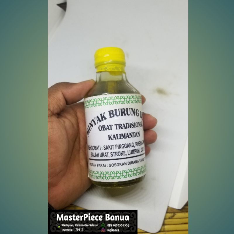 

Minyak Burung Bubut Asli Khas Kalimantan (kecil)