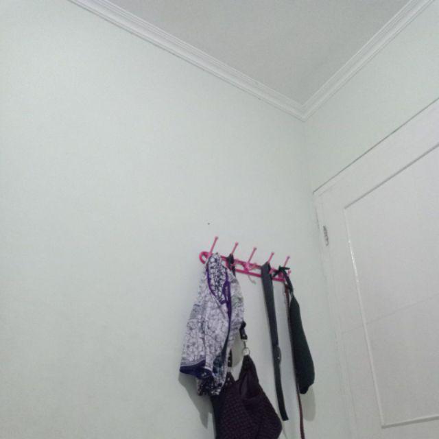 Setelan Jumbo Celana Panjang Batik Kaos Kencana Ungu