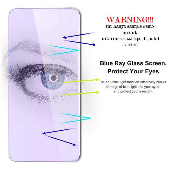 TEMPERED GLASS ANTI BLUE REDMI 4A REDMI GO ANTI GORES KACA RADIASI - SCREEN PROTECTOR