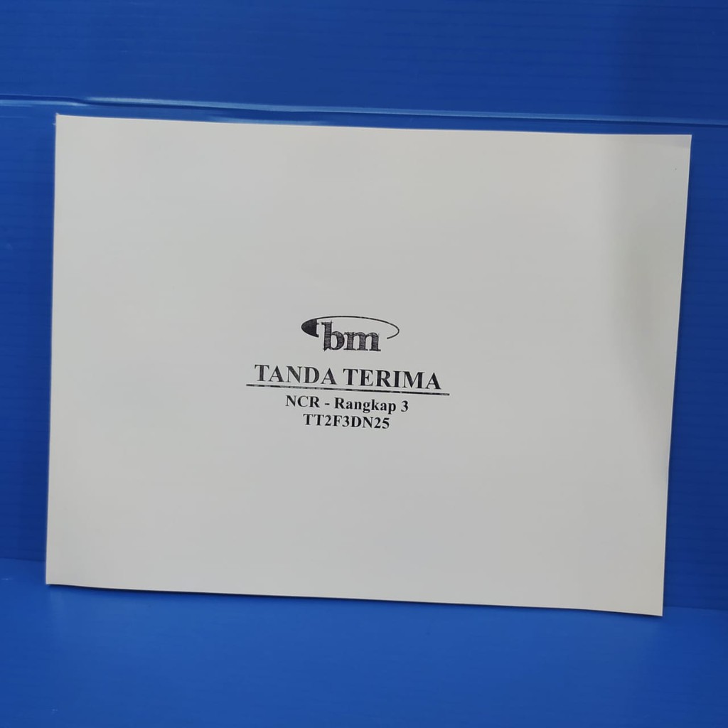 

TANDA TERIMA NCR 1/2 FOLIO 3PLY BMO