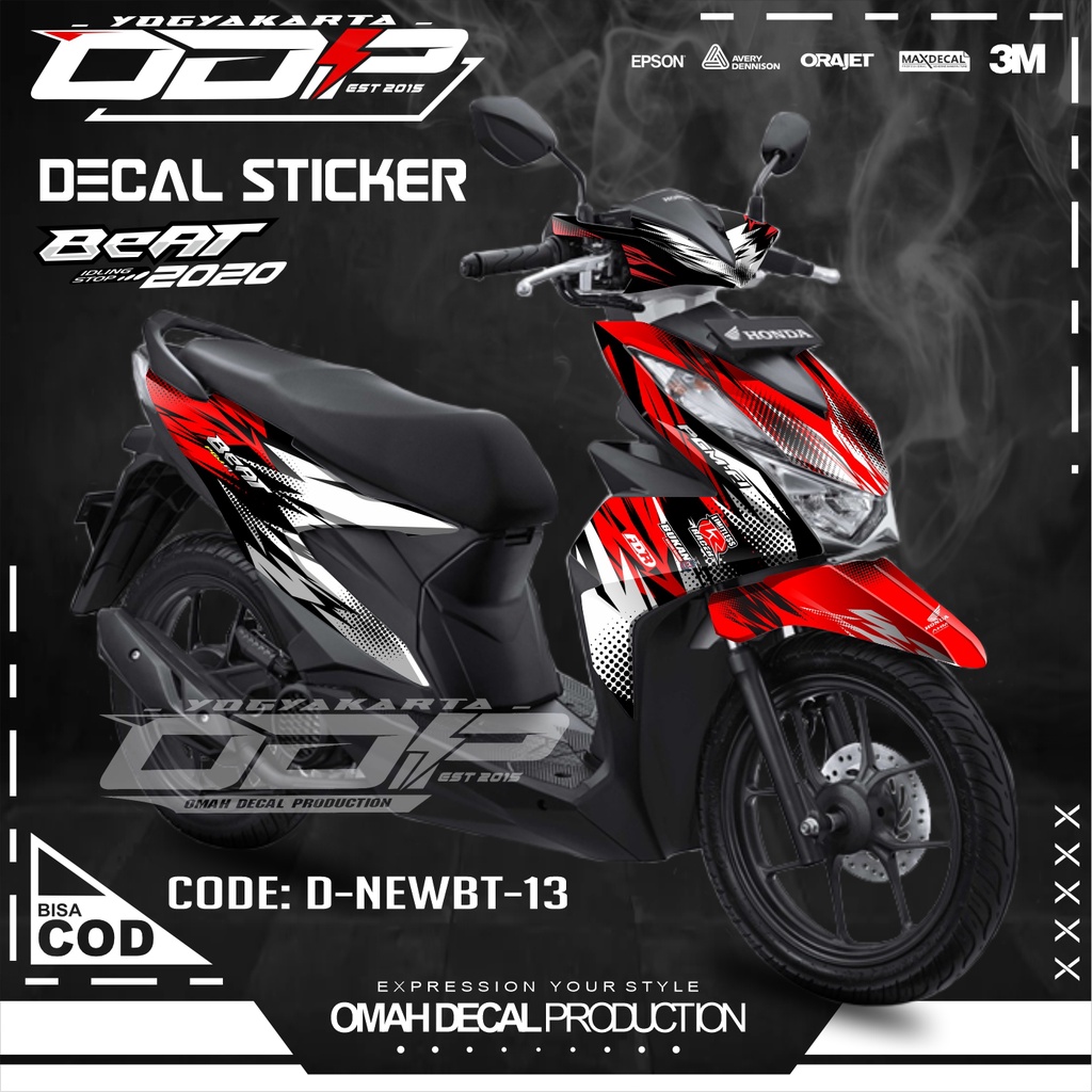 DECAL BEAT FULL BODY DEKAL HONDA BEAT STREET FULLBODY MOTIF SIMPEL ELEGAN STICKER KEKINIAN KEREN KUA