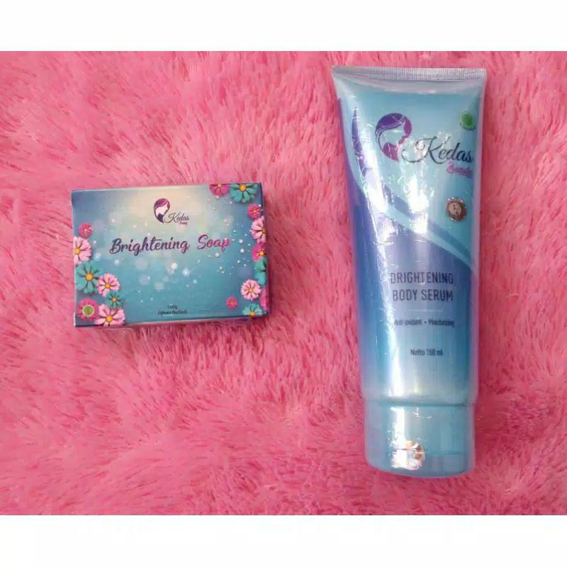 Ready Kedas Beauty Body Serum & Sabun kedas Original Sepaket Kedas Beuty BPOM Halal
