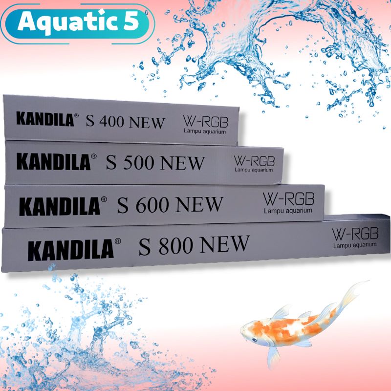 PROMO MURAH Lampu LED Aquarium KANDILA S 400, 500, 600, 800 NEW WRGB