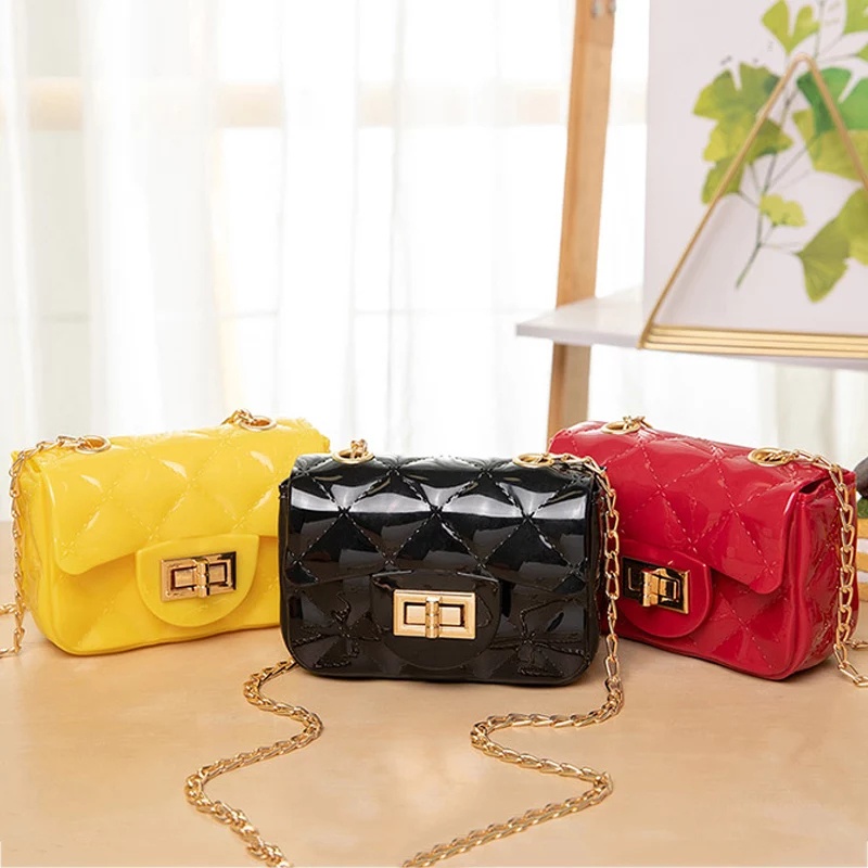 ♥TMALL88♥ Tas Selempang Mini Jelly Bag Polos Fashion Korea