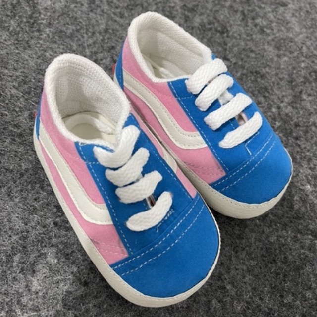 Sepatu bayi vans / pink biru vans / Sepatu anak vans