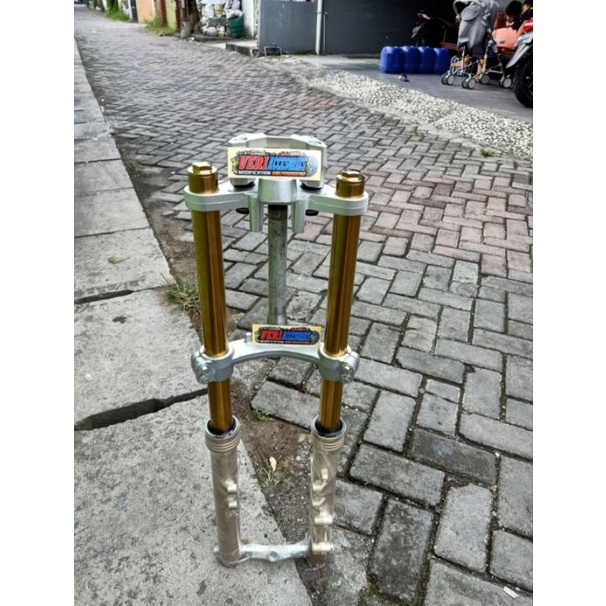 Shock skok depan ninja as gold pnp RX KING