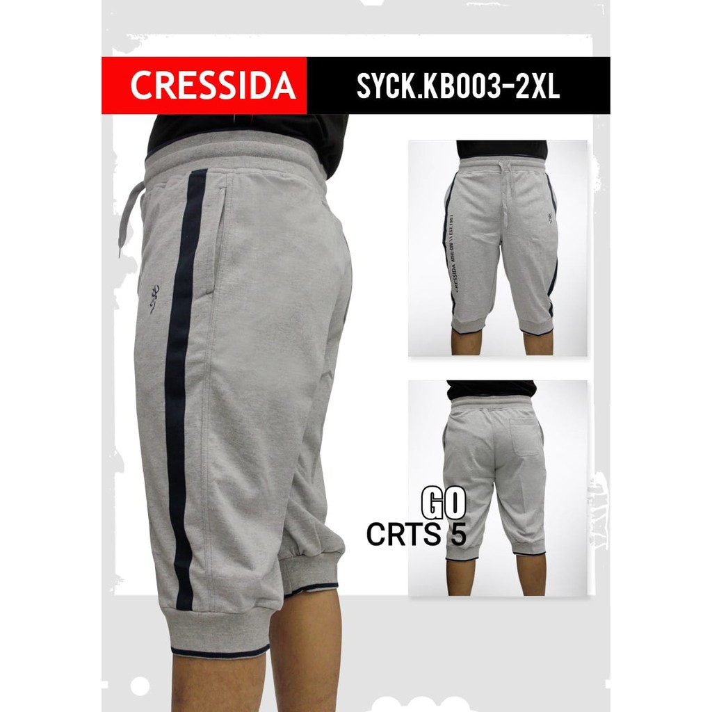 gos CRTS CRESSIDA CELANA TRAINING Polos Katun Combed Baby Terry Celana Training Pendek Laki Laki