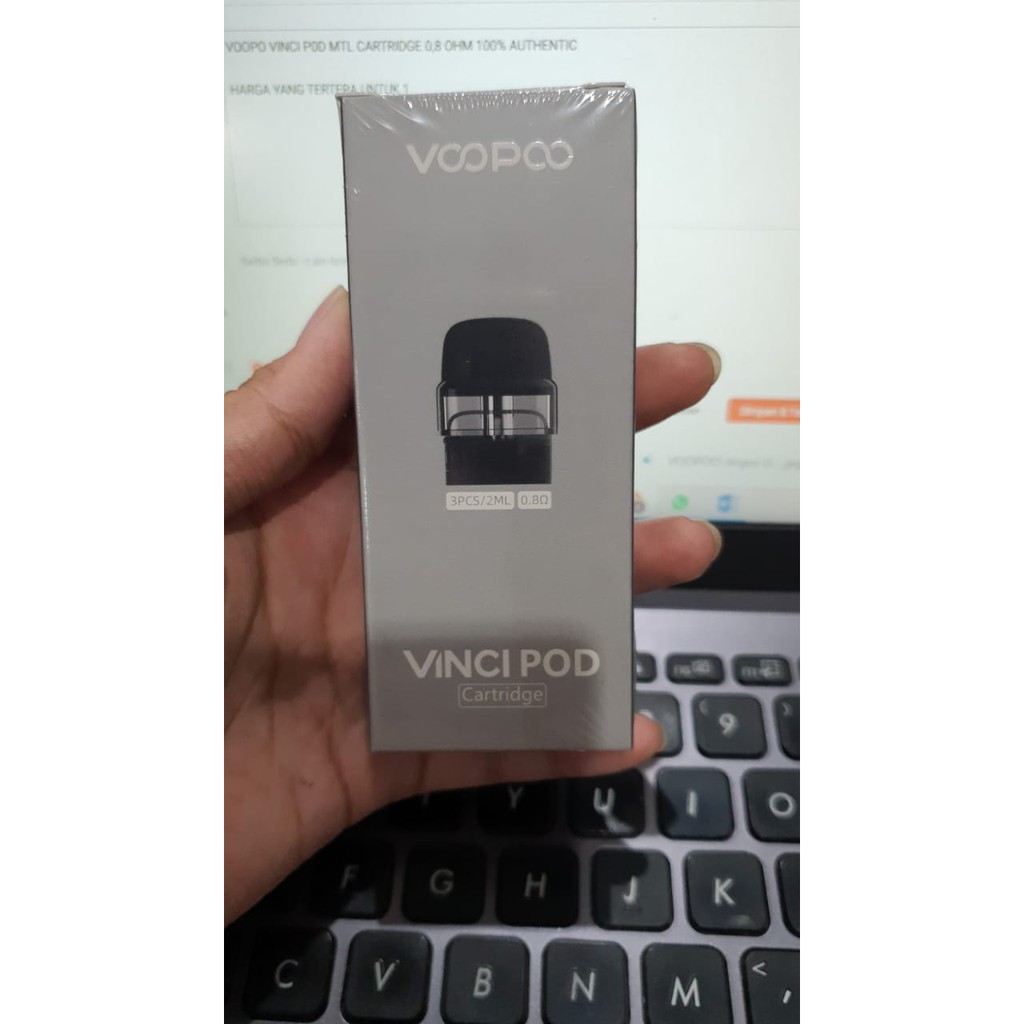VOOPO VINCI P0D MTL CARTRIDGE 1.2 &amp; 0.8 OHM 100% AUTHENTIC