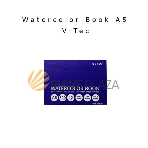 

Terbaru V-Tec Watercolor Book A5 300 Gsm - Buku Watercolor V-Tec A5 Limited