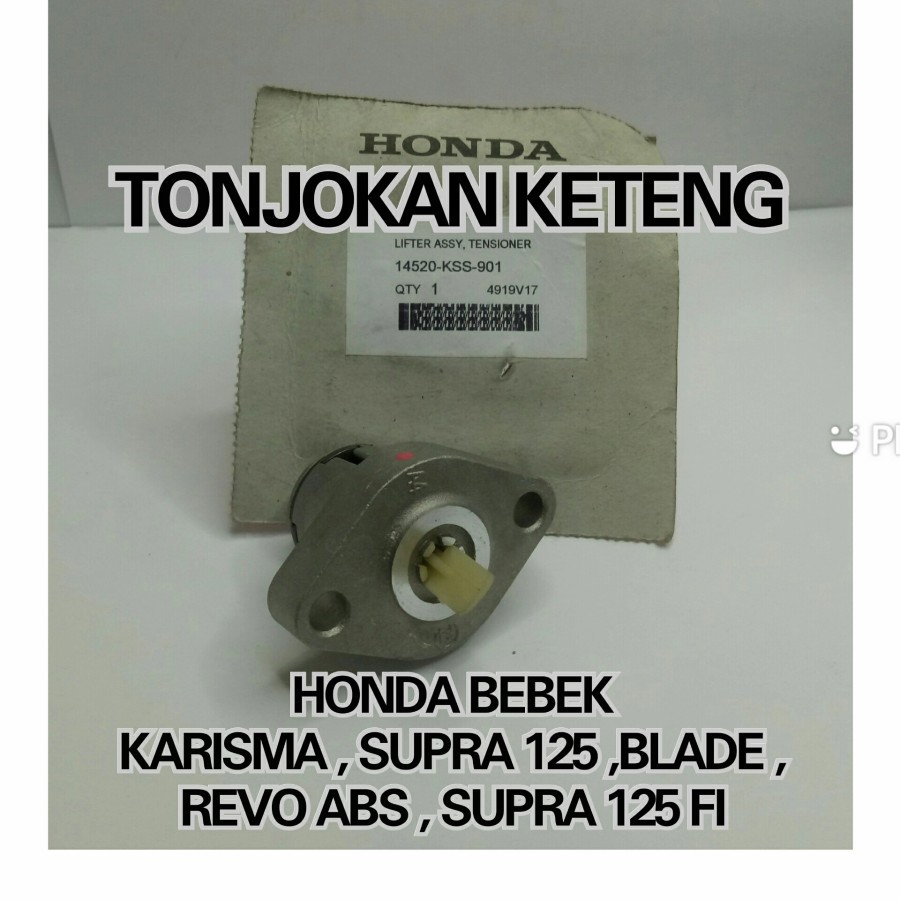 Tonjokan keteng setelan otomatis tensioner KPH karisma supra 125 beat