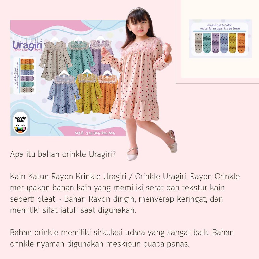 Uragiri Three Tone Dress by Moody Kids