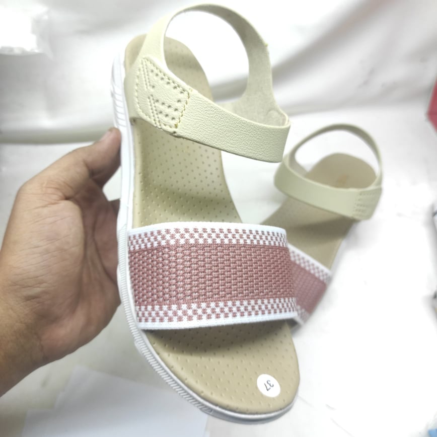 Rajut Import - Sandal Wanita Tali Belakang Rajut Import Terbaru Sendal Gladiator korea Style Nevada 7657