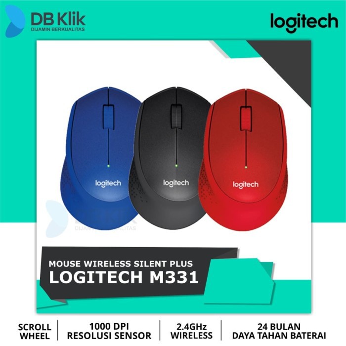 Mouse Wireless Logitech M331 Silent Plus