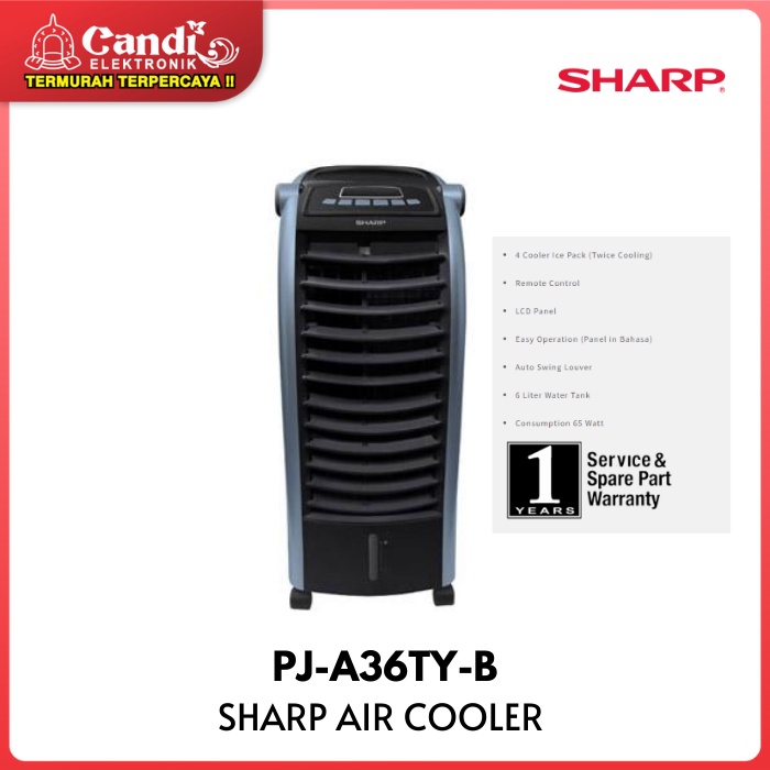 SHARP Air Cooler PJ-A36TY-B