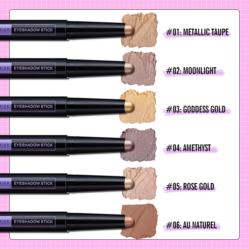 (READY &amp; ORI) Kimuse 6 In 1 Eyeshadow Stick Set KS634 634 (Isi 6pcs)