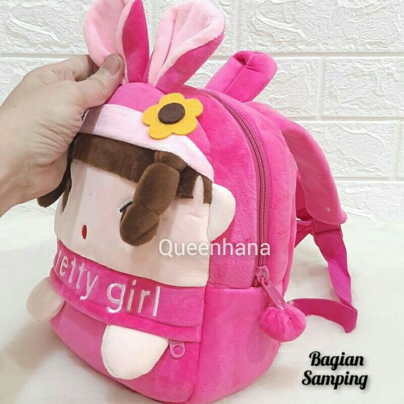 Tas Ransel Boneka Bagpack Boneka Kaki Gantung Karakter MurahU