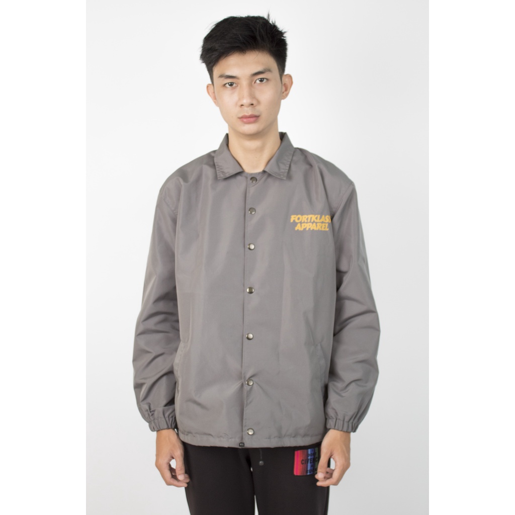 FORTGLASS What Jaket Coach Pria Outwear Unisex Parasut