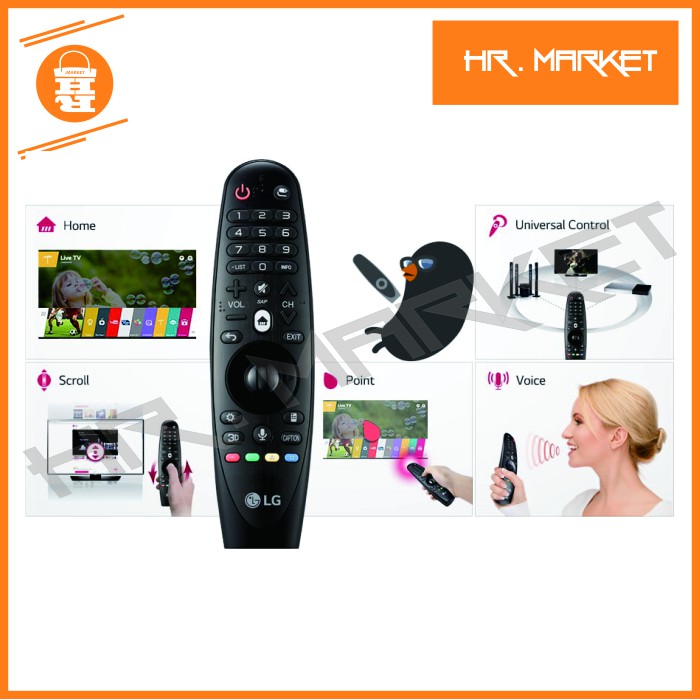 remote tv magic remote lg 100% ori best seller remot tv lg type anmr18 anmr19 anmr20 magic remote